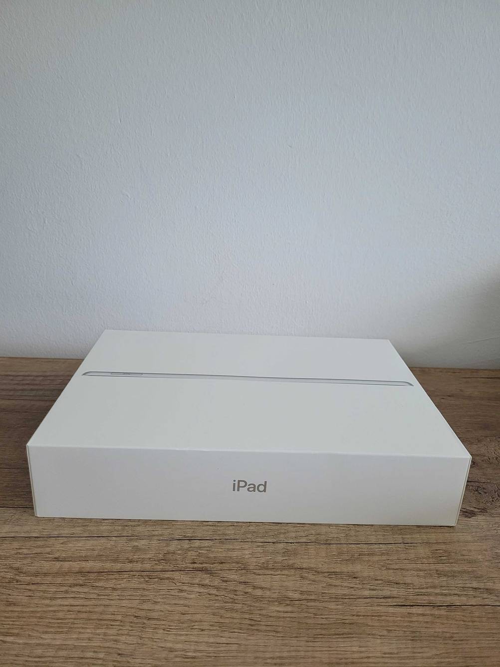 Verpackung eines getesteten Apple iPad.
