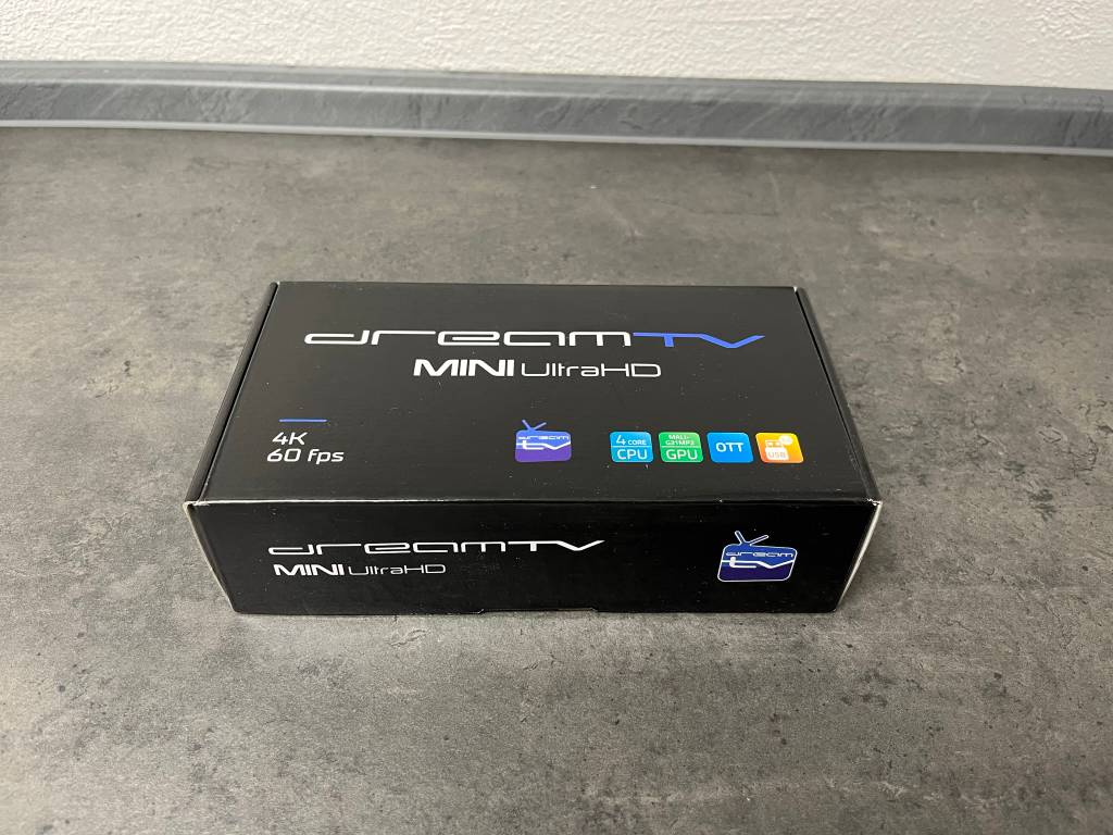 iptv-box mit Original-Verpackung.