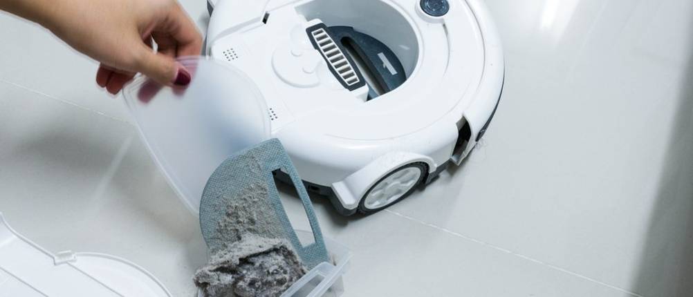 Die besten iRobot Saugroboter haben eine Füllstandanzeige.