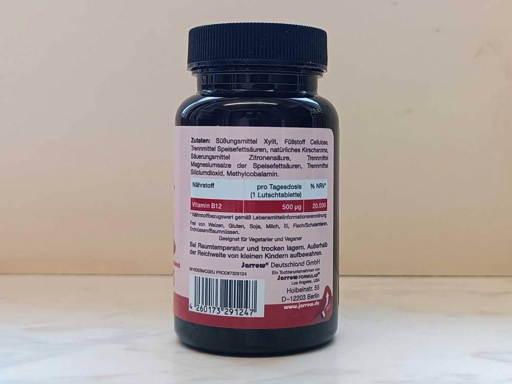 Rückseite der Verpackung