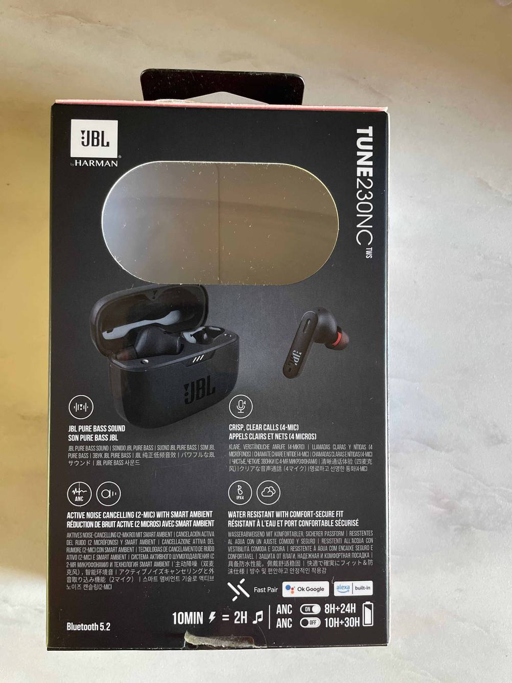 Verpackung von JBL-Kopfhörern