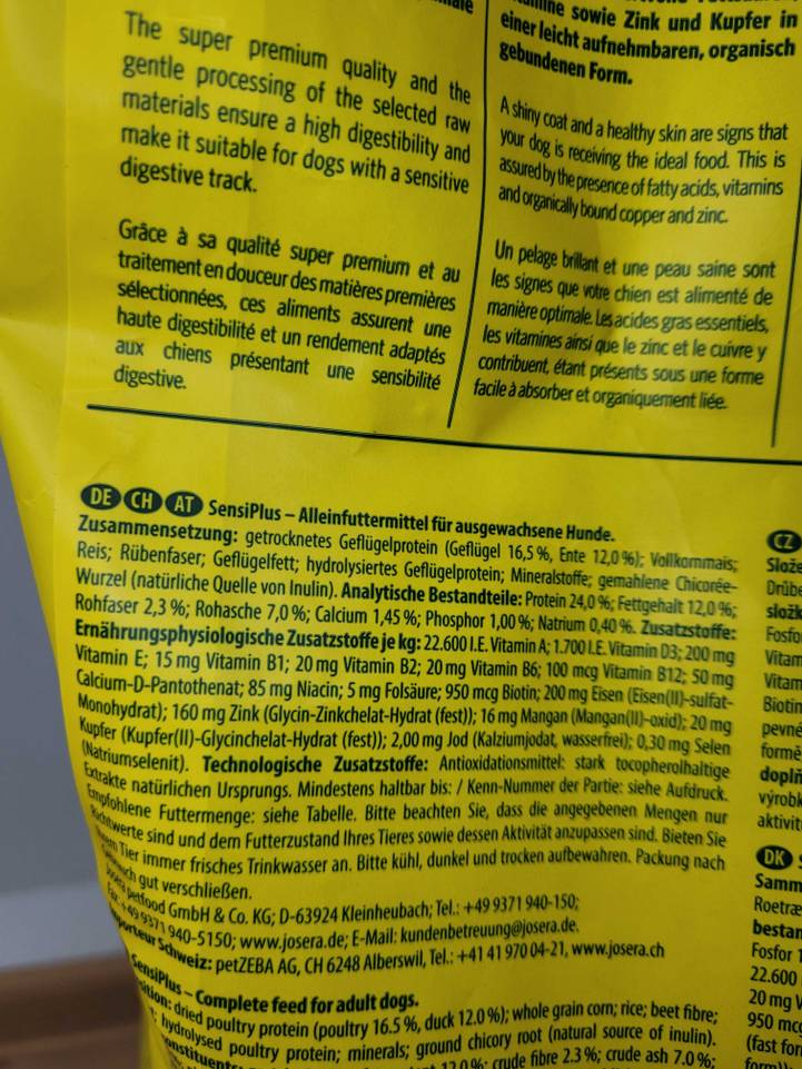 Josera Hundefutter Stiftung Warentest Test