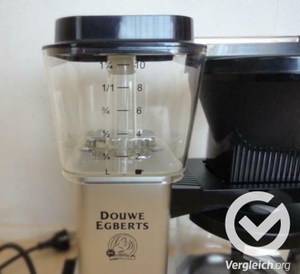 Der Wasserbehälter einer Kaffeemaschine.