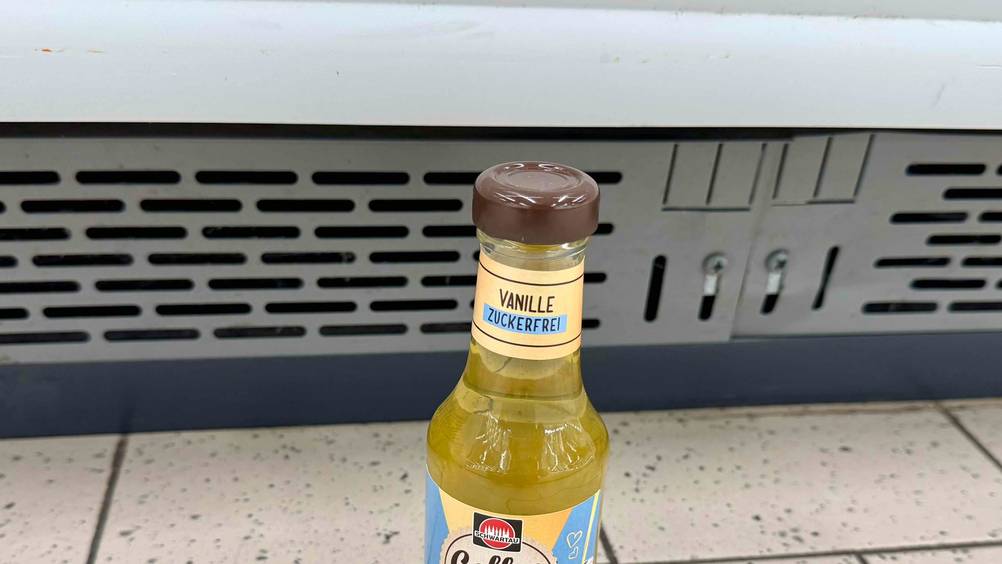 Kaffeesirup getestet: Nahaufnahme der Verschlusskappe der Flasche.