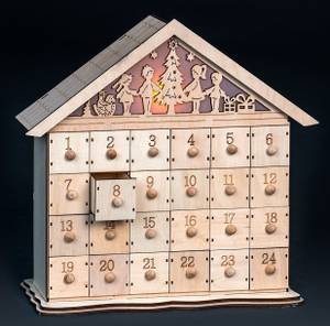 Holz-Adventskalender