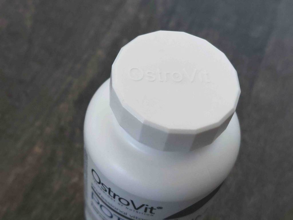 Deckel von einer getesteten Kalium-Packung.