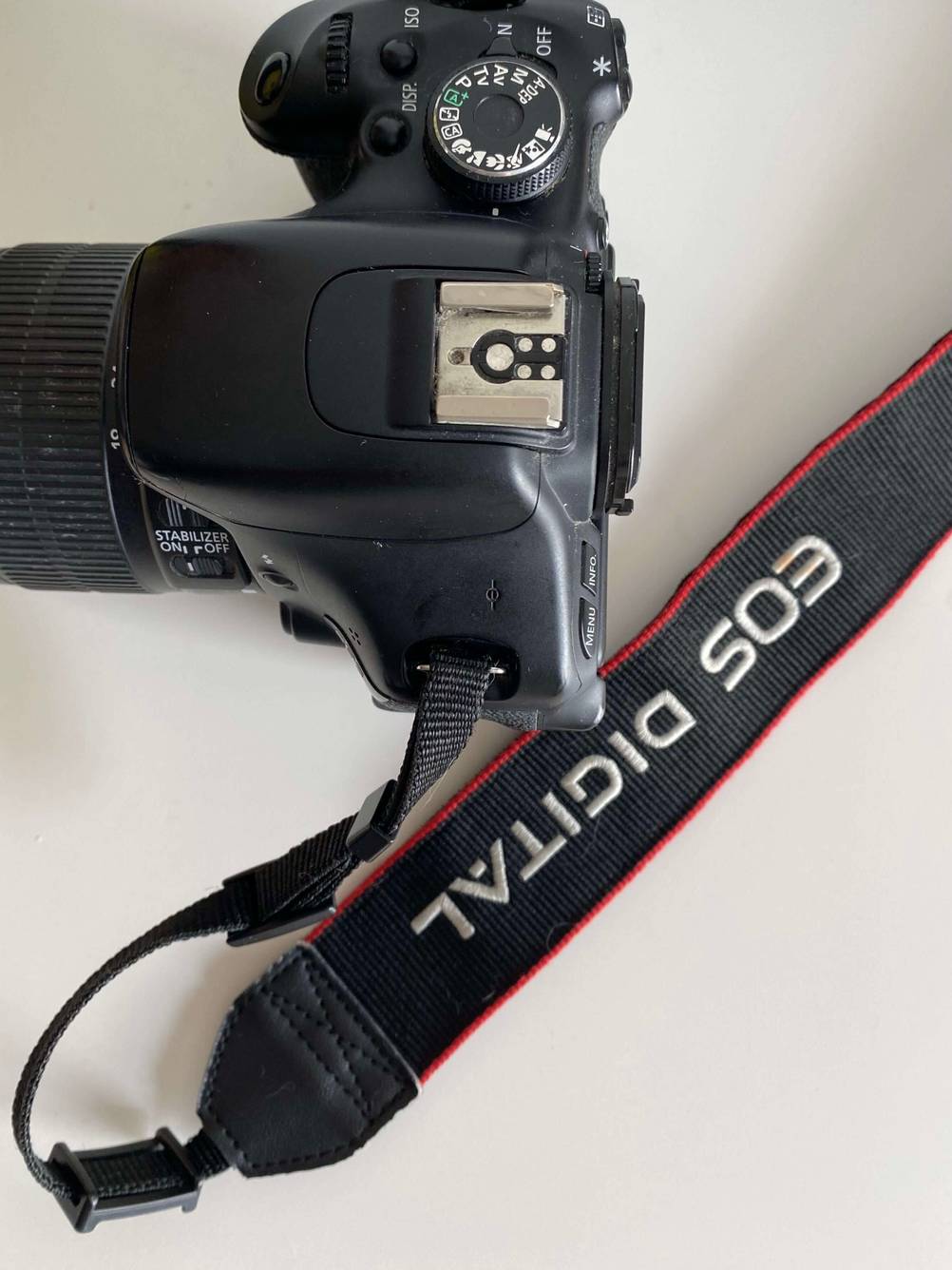 Handschlaufe einer Canon-Kamera