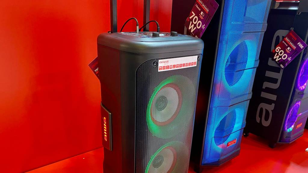 Karaoke-Anlage-Test: Nahansicht der Anlage.