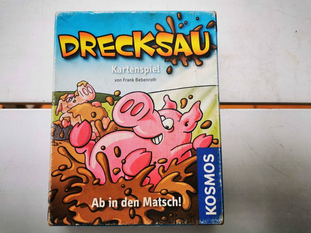Kartenspiele: Frontansicht der Verpackung eines getesteten Spiels.