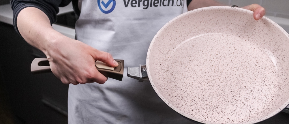 Keramikpfanne mit abnehmbarem Griff