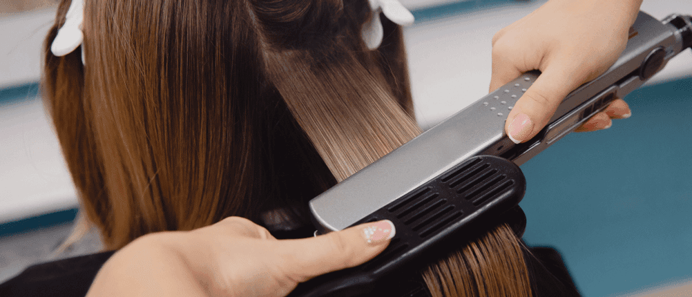 keratin-behandlung beim frisör professionel