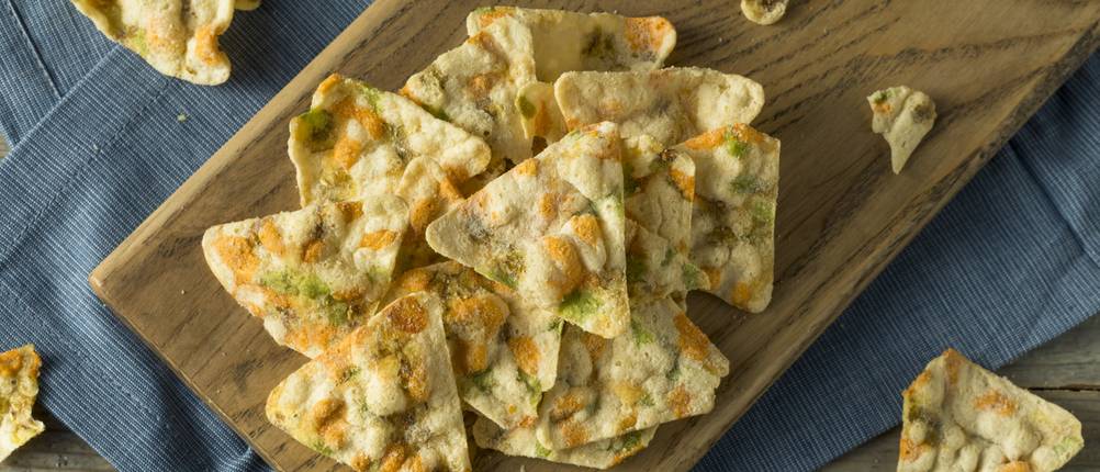 Kichererbsen-Chips-Test