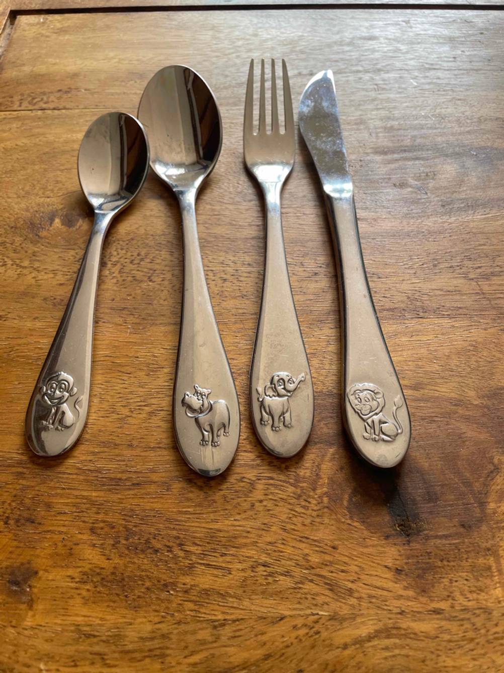 kinderbesteck in silber