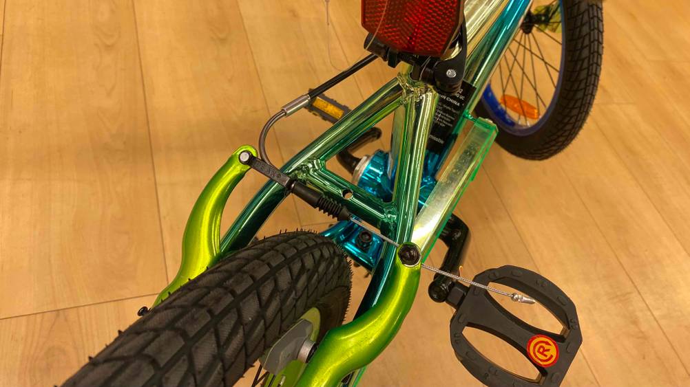 Verve-18-Zoll-Kinderfahrrad mit Rückleuchte ohne Schutzblech