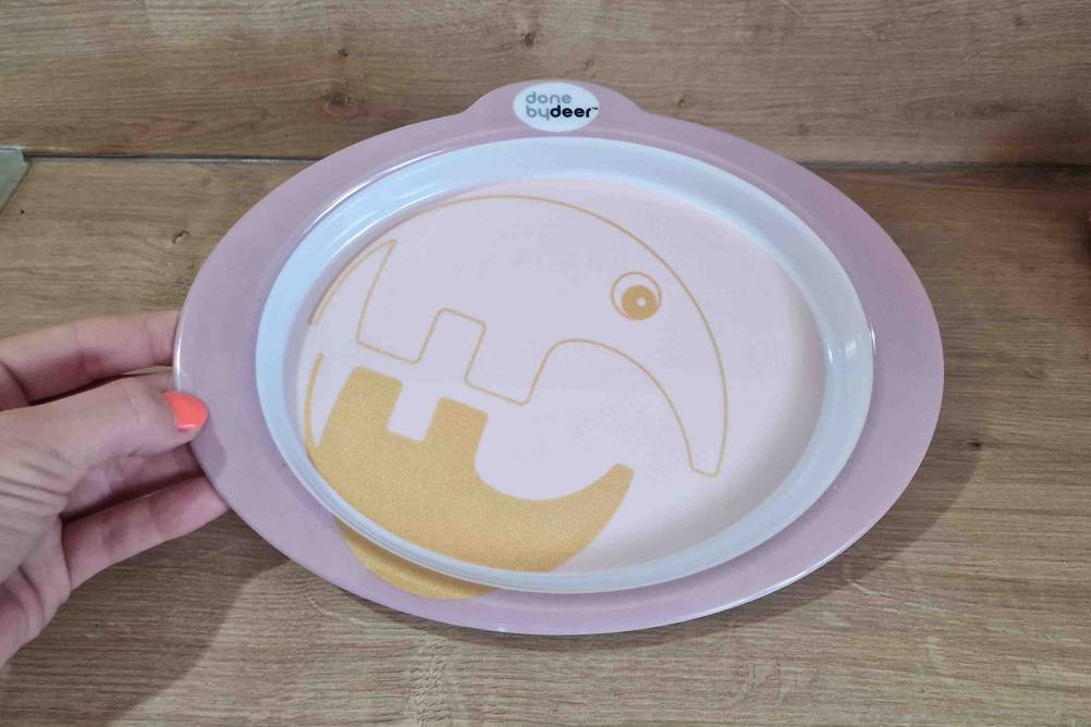 Kinderteller getestet: Naufnahme des Motivs von oben.