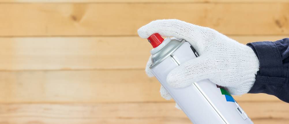 Klarlack-Spray-Test