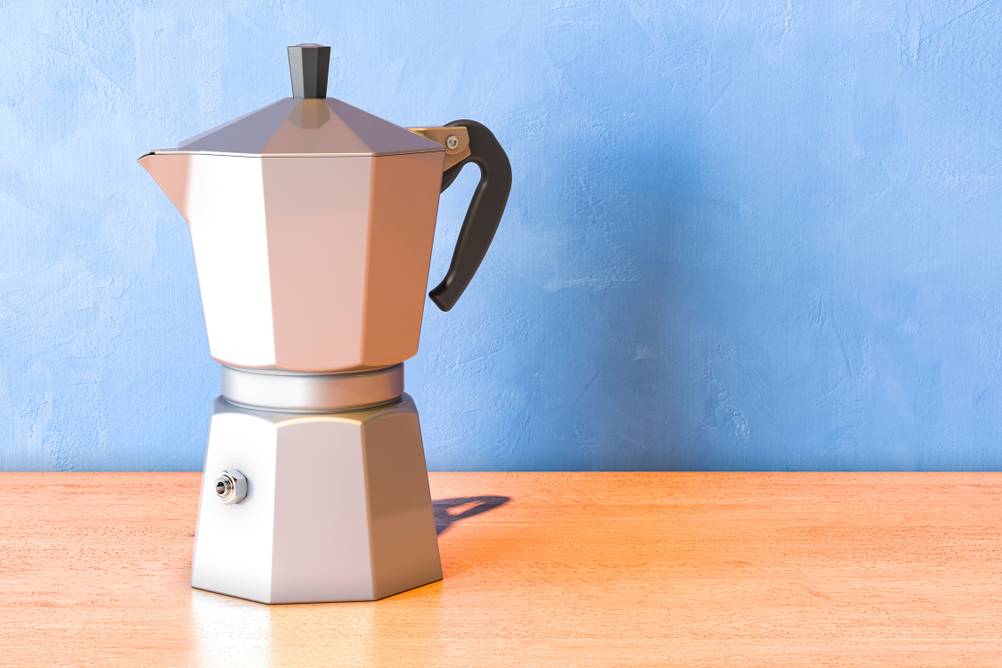 Cilio-Espressokocher im Test: Ansicht eines klassischen Espressokochers