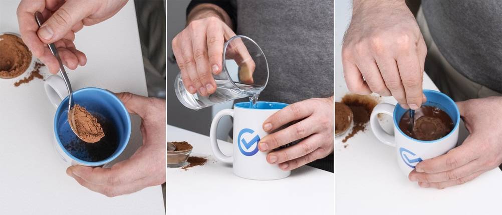 zubereitung koawach kakao mit milch milchalternative wasser