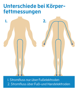 professionelle Körperfettemssung