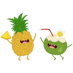 kokosnuss ananas sommerdrink erfrischen abends mittags nach der arbeit sport urlaubsfeeling