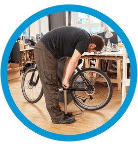 komfort fahrradpumpe