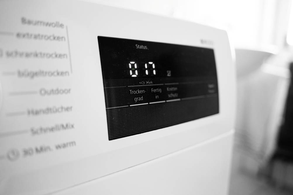 Kondenstrockner im Test: Trockner mit digitaler Anzeige.