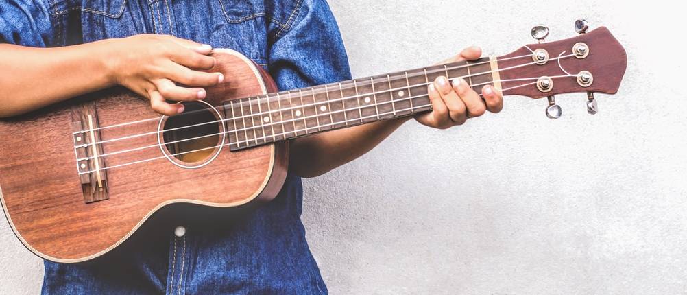Konzert-Ukulele Test
