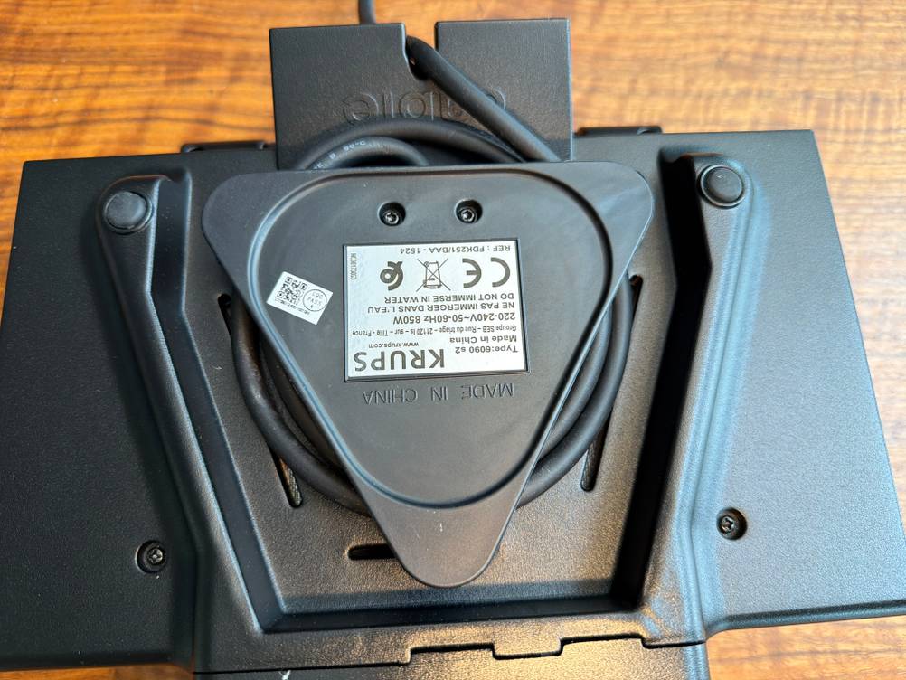 Die Unterseite vom Krups FDK 251