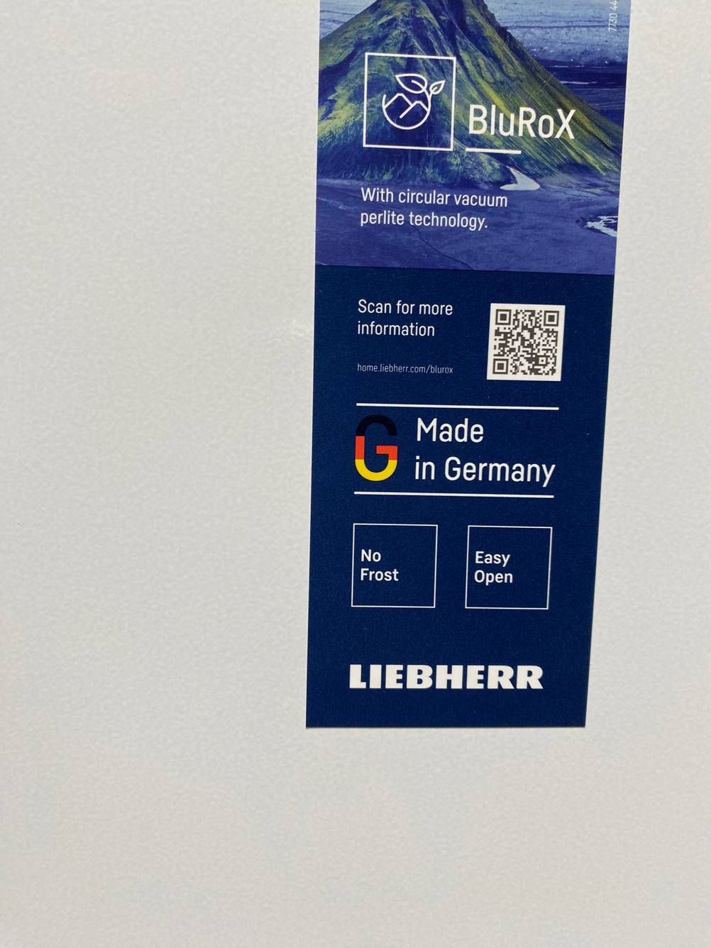 Getesteter Kühlschrank mit Gefrierfächern von der Marke Liebherr.