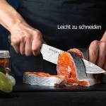 Lachsmesser-Test: MOSFiATA vor weißem Hintergrund