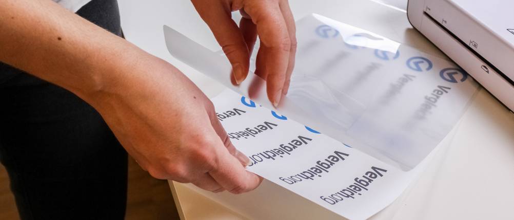 papier folie laminieren