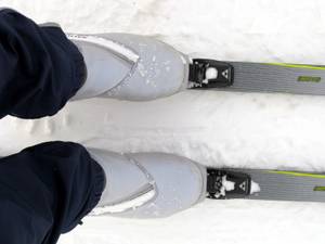 langlaufski set bindung