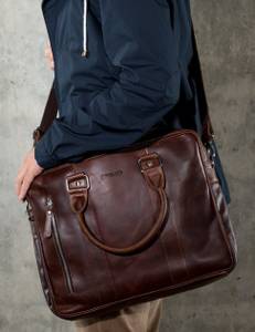 laptop tasche aus leder braun
