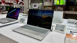 Ein Laptop von hp.