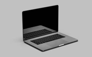 Macbook auf einem Tisch.