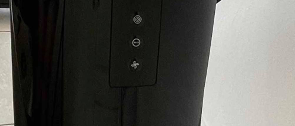 Wasserbehälter eines getesteten Bügelsystems.