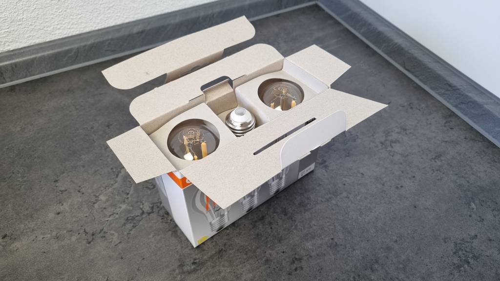 LED-Lampen Aufbewahrung