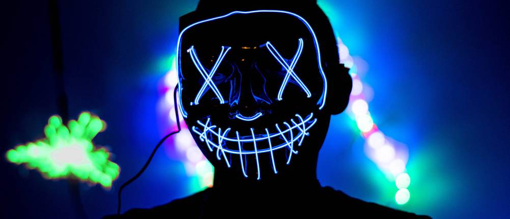 LED-Maske-Test