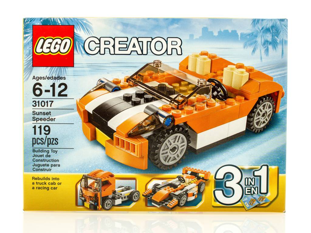 LEGO Creator im Test: Ein Set für Kinder mit einem Auto, das zum LKW oder Sportwagen umgebaut werden kann.