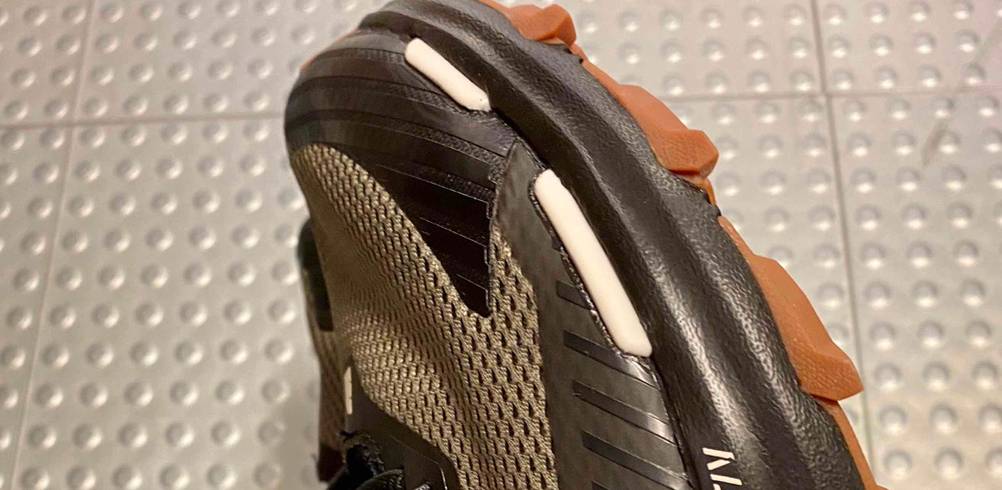 The-North-Face-Leichtwanderschuhe für Herren im Test: Kappe des Schuhs im Detail. 