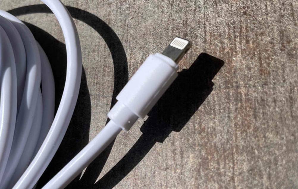 Lightning Kabel aus Kunststoff