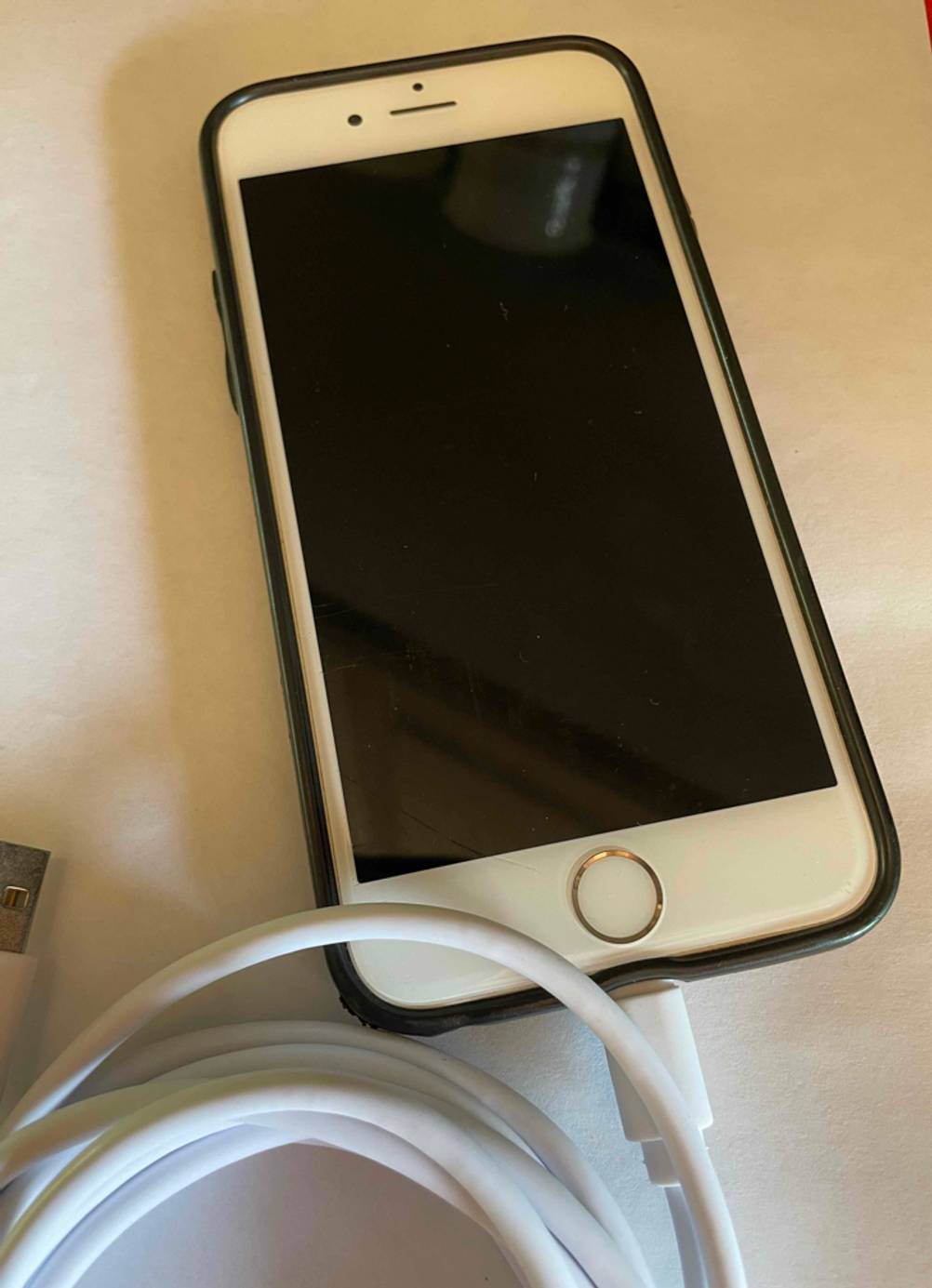 In einem Handy steckt ein getestetes Lightning-Kabel.