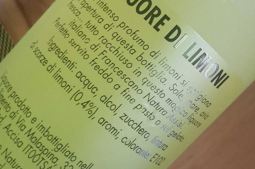 limoncello-inhaltsstoffe