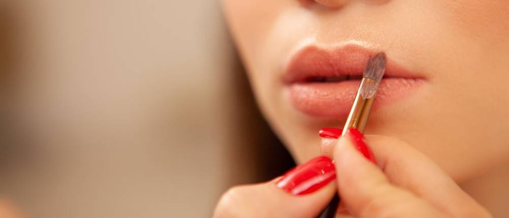 Lippenpinsel-Test