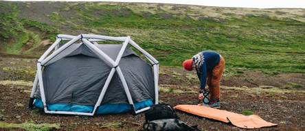 canvas camp CanvasCamp 600 Pro Twin Pole Dual Bell tent  Nomadic