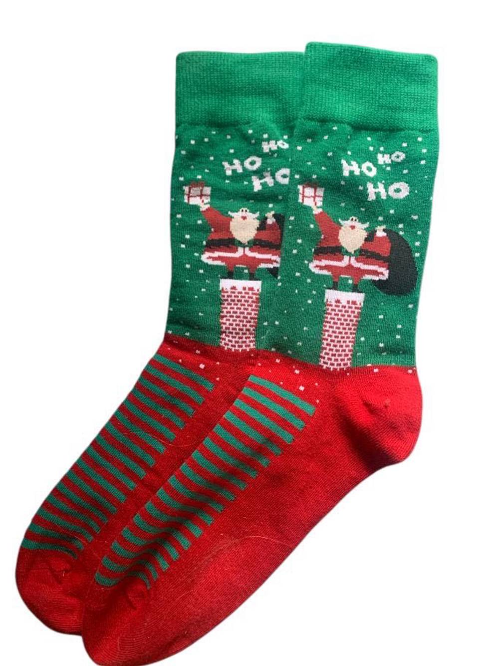 Lustige Socken im Test: Ein Paar Socken mit Motiv.