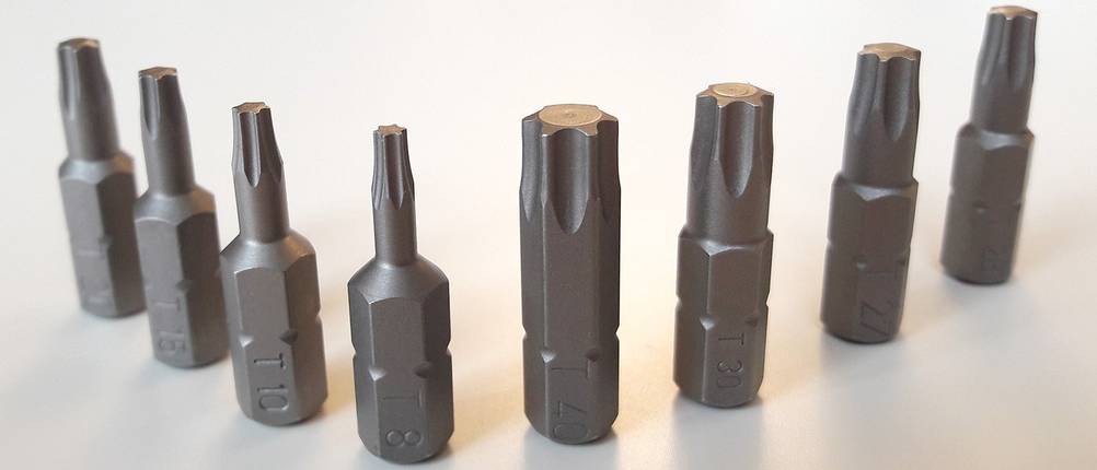 Bitsatz Makita mit Torx-Bit-Set T8 bis T40