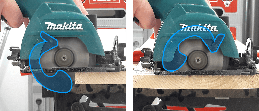 Tauchschnitt Mini-Kreissäge mit Akku Makita