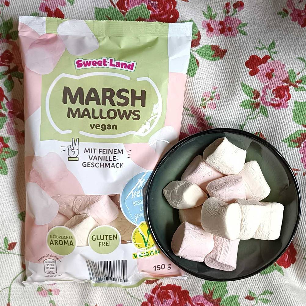 Eine Schale Marshmallows