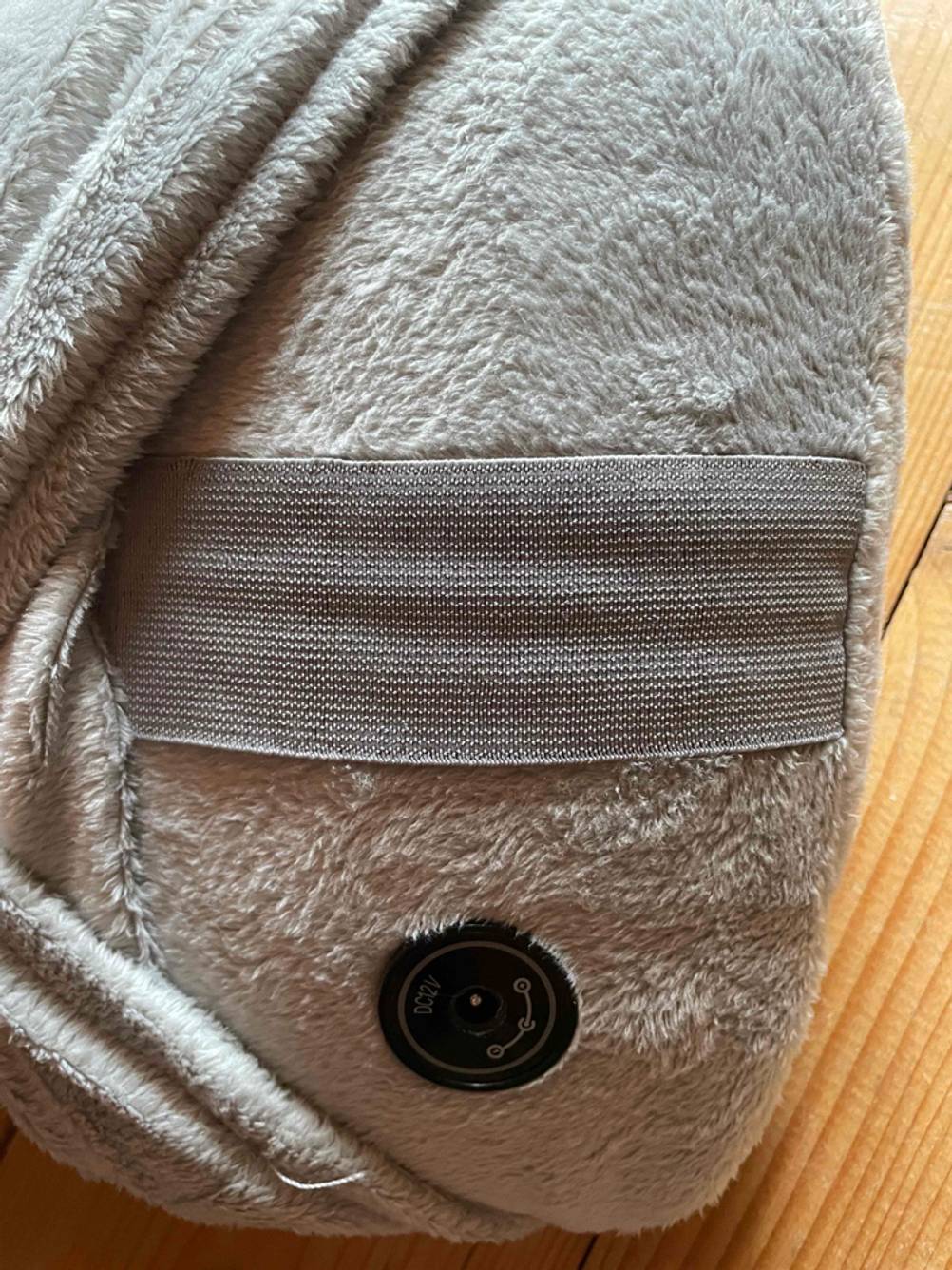 Massageknopf von einem getesteten Massagekissen.